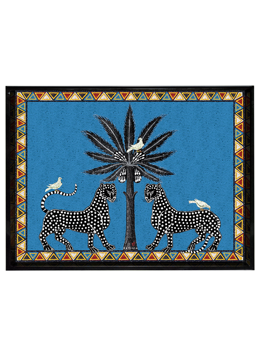 Mosaico Blue Tray
