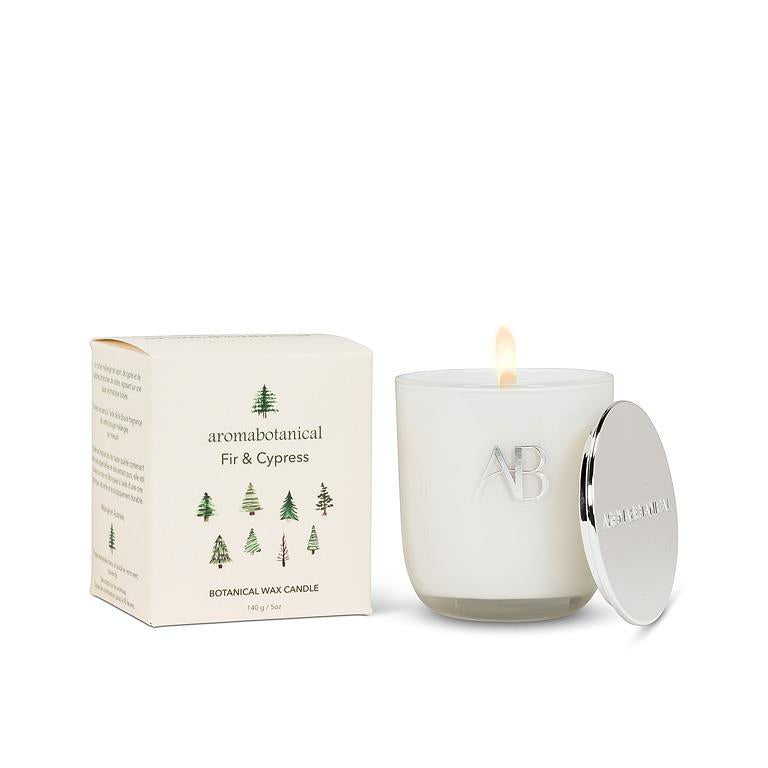 Fir and Cypress Small Candle 3"H