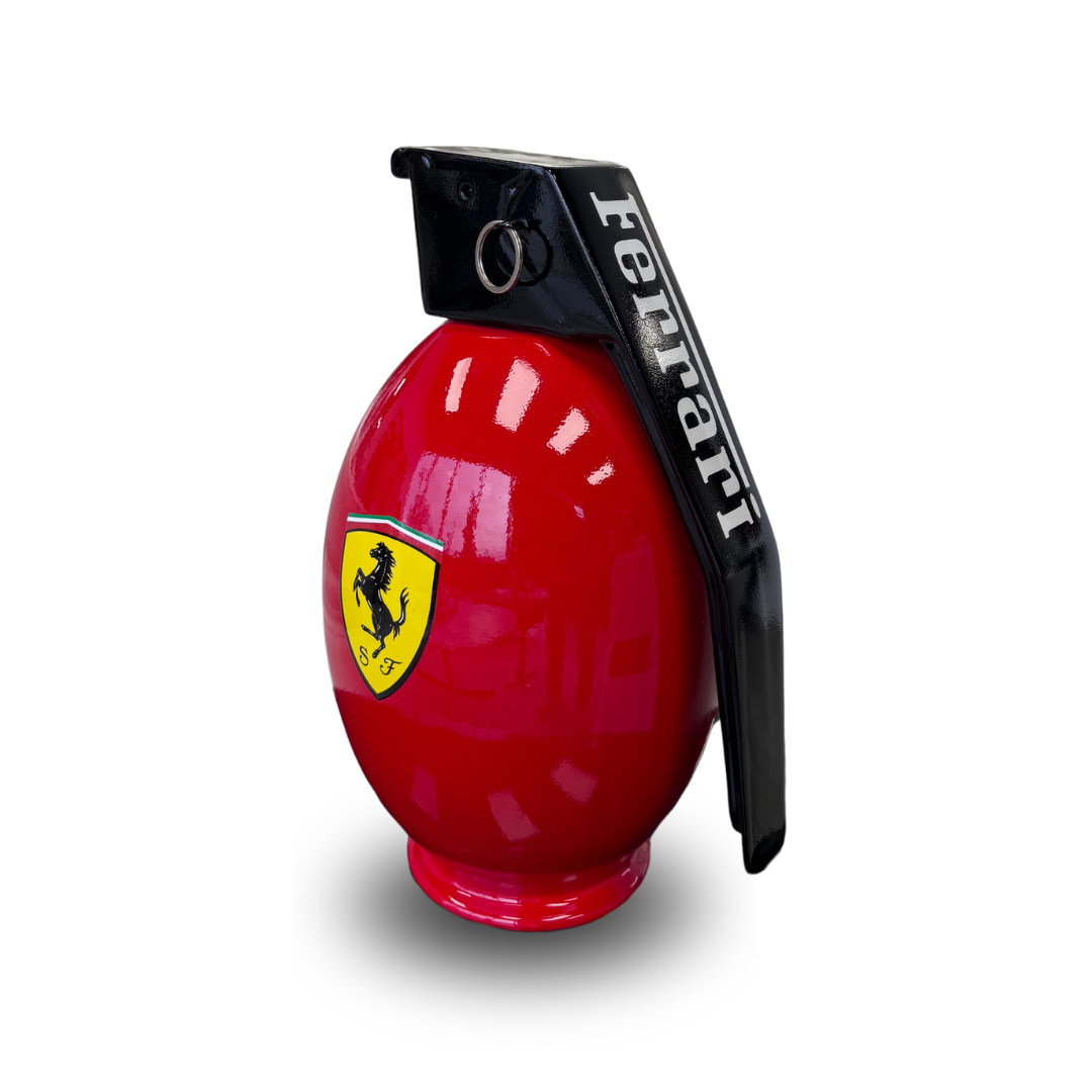 Ferrari Grenade Sculpture