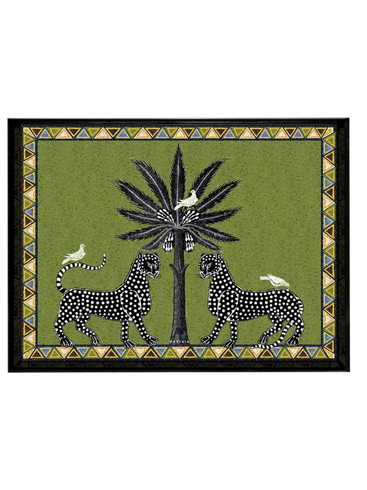 Mosaico Green Tray