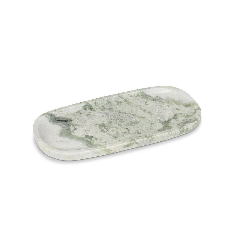 Sm Marble Oblong Tray
