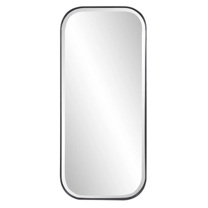Matte Black Metal Dressing Mirror
