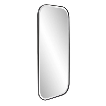 Matte Black Metal Dressing Mirror