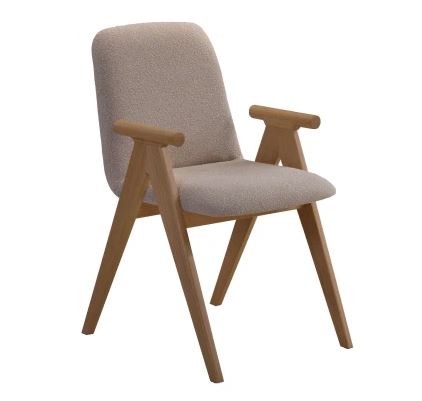 Oslo Dining Chair – Cream Boucle (Stock)
