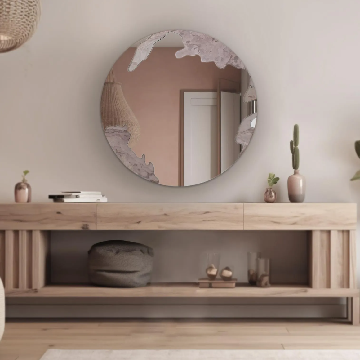 Universal Flow Mirror with Marble